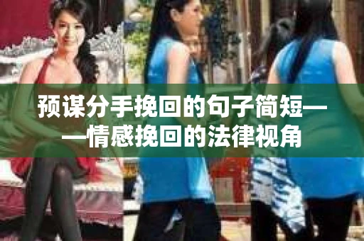 预谋分手挽回的句子简短——情感挽回的法律视角