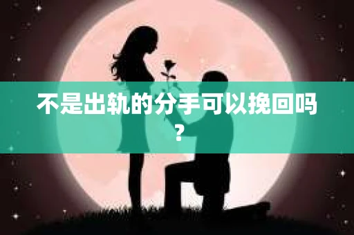 不是出轨的分手可以挽回吗？