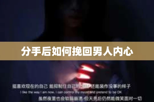 分手后如何挽回男人内心