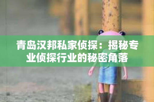 青岛汉邦私家侦探：揭秘专业侦探行业的秘密角落