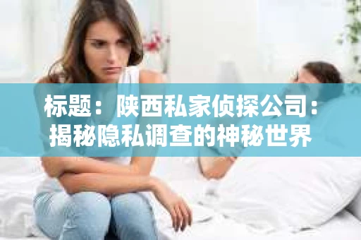 标题：陕西私家侦探公司：揭秘隐私调查的神秘世界
