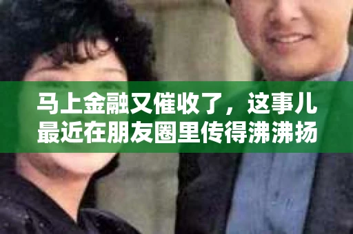 马上金融又催收了，这事儿最近在朋友圈里传得沸沸扬扬。说实话，我也有点好奇，这马上金融到底是怎么回事？催收又是怎么一回事？今天，我就来跟大家聊聊这个话题。