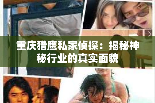 重庆猎鹰私家侦探：揭秘神秘行业的真实面貌