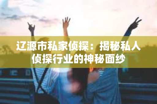 辽源市私家侦探：揭秘私人侦探行业的神秘面纱