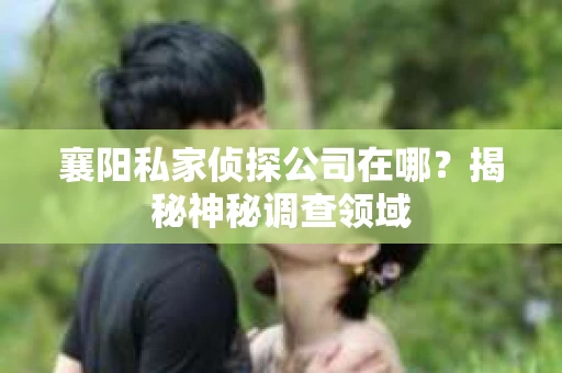襄阳私家侦探公司在哪？揭秘神秘调查领域