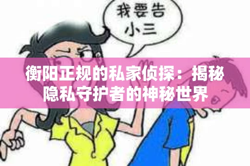 衡阳正规的私家侦探：揭秘隐私守护者的神秘世界