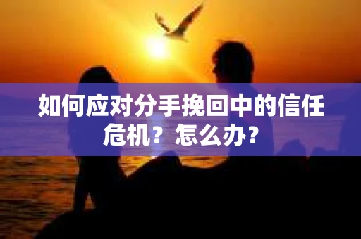 如何应对分手挽回中的信任危机？怎么办？