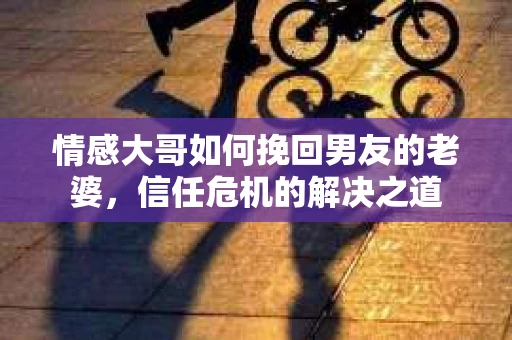 情感大哥如何挽回男友的老婆，信任危机的解决之道
