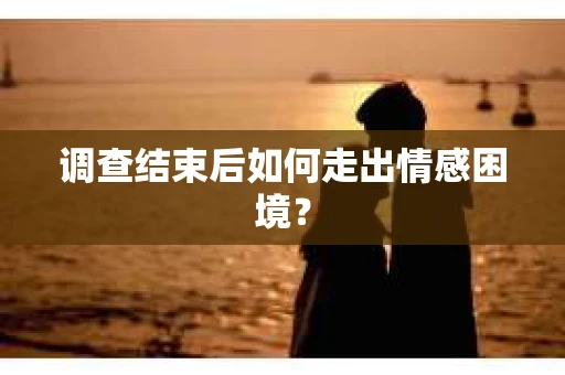 调查结束后如何走出情感困境? 调查结束后如何走出情感困境?