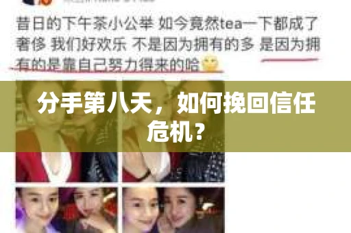 分手第八天，如何挽回信任危机？