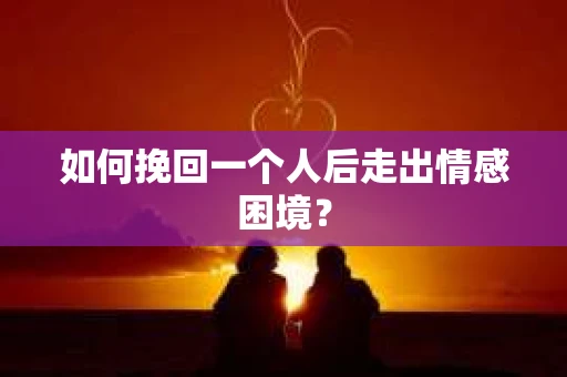 如何挽回一个人后走出情感困境？