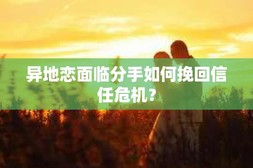 异地恋面临分手如何挽回信任危机？