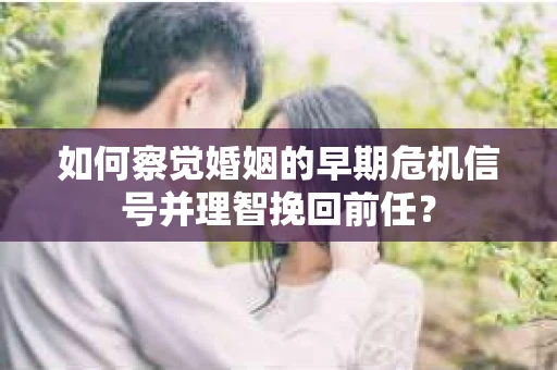 如何察觉婚姻的早期危机信号并理智挽回前任？